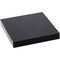 Plymor Black Acrylic Square Standard-Edge Display Base, 1.5" W x 1.5" D x 0.25" H